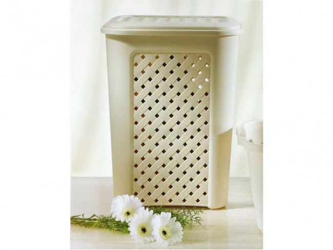 PORTABIANCHERIA ARIANNA ANGORA/BIANCO/WENGE'