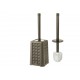 PORTASCOPINO PLASTICA TONTARELLI  ARIANNA ANGORA/BIANCO/WENGE 