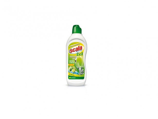 SCALA LAVASTOVIGLIE GEL TUTTO IN 1 LIMONE 750 ML.