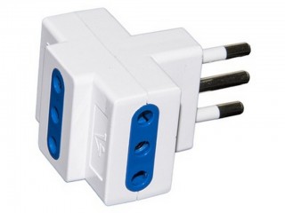 SPINA ADATTATORE TRIPLA 10 AMPERE