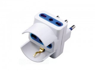SPINA ADATTATORE SCHUKO TRIPLO 16 AMPERE