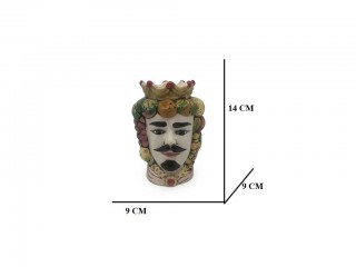 GIARDINI DI MARZO LINEA MORI VASO UOMO COLOR CM. 14