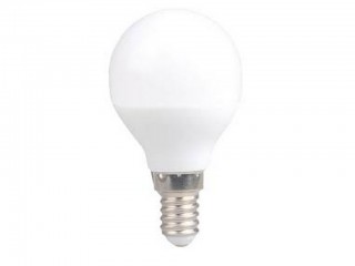 LAMPADINA OMEGA LED E14 SFERA 4W=40W LUCE NATURALE