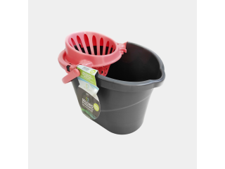 SECCHIO CON STRIZZATOIO ECOPLAST ECOGOLD LT. 10
