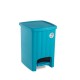 PATTUMIERA A PEDALE STEFANPLAST MARGHERITA LT. 20 BIANCO