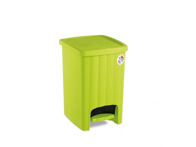 PATTUMIERA A PEDALE STEFANPLAST MARGHERITA LT. 20 BIANCO